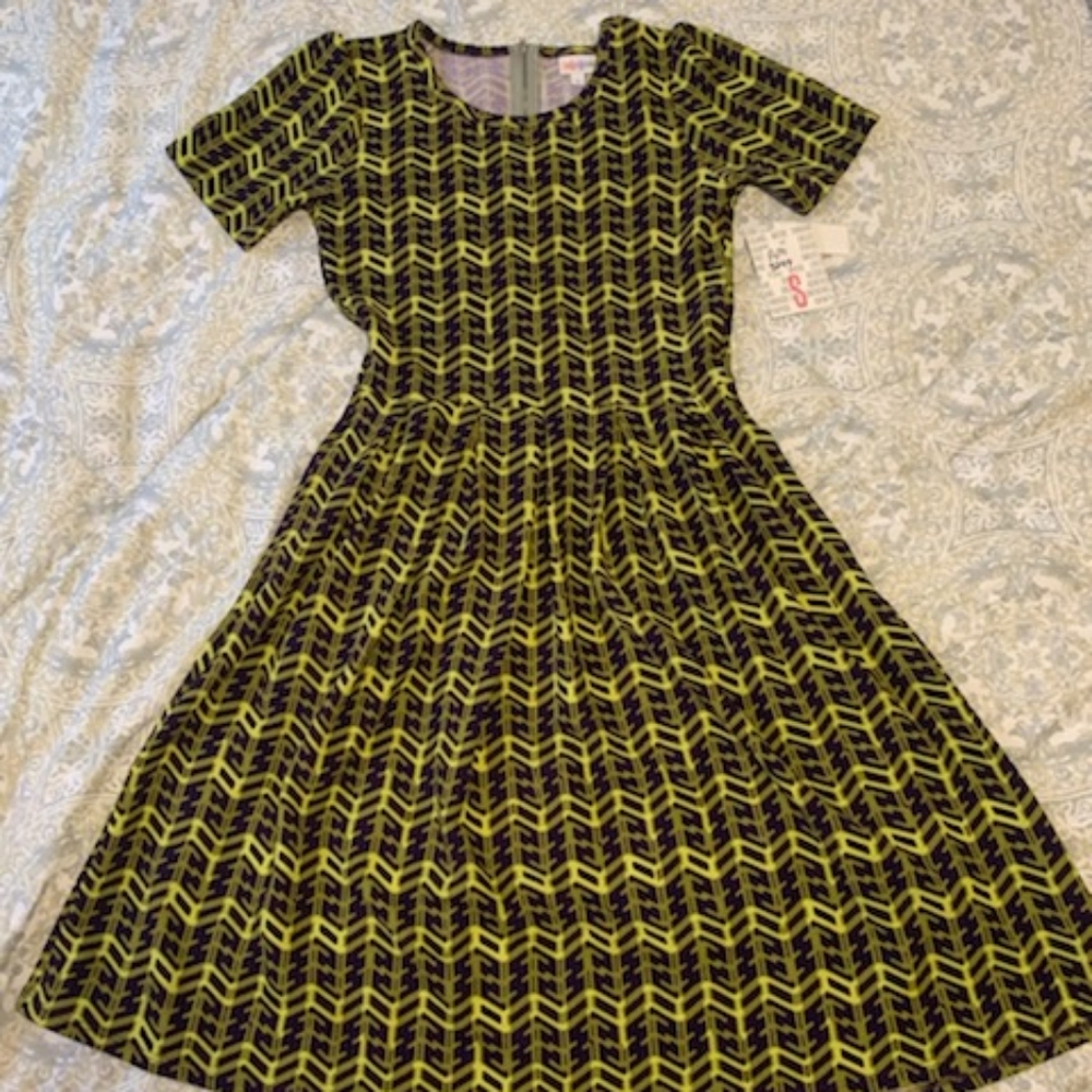 Lula Roe Patterned Dress